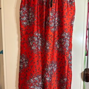 Jones New York Orange Paisley pants new with Tag. 18 wide